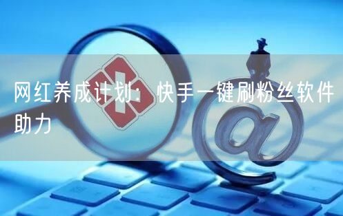 网红养成计划：快手一键刷粉丝软件助力